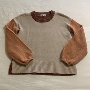 Madewell XXS tri-colored wool blend sweater